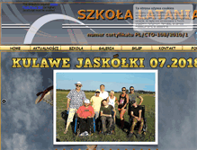 Tablet Screenshot of pat-paragliding.pl